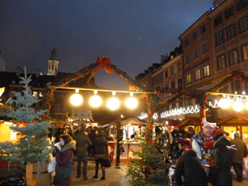 Weihnachtsmarkt Warschau