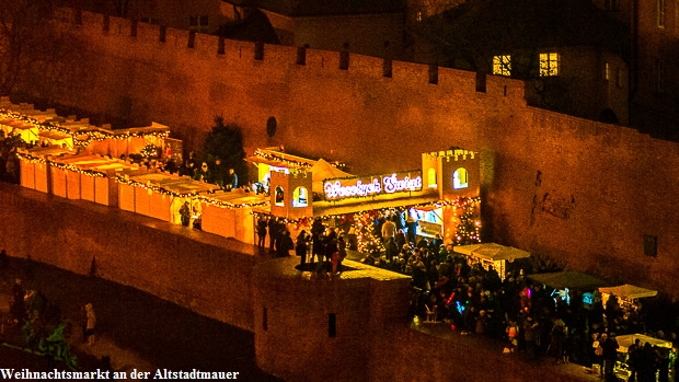 Weihnachtsmarkt an der Altstadtmauer