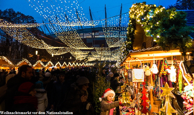 Weihnachtsmarkt am Nationalstadion